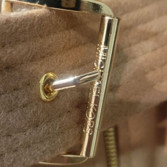 Michael Michael Kors  Asymmetrical Trench Belted Wrap Camel Wool Walker Coat 2X - Picture 10 of 16